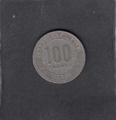 Beschrijving: 100 Francs  DEER 